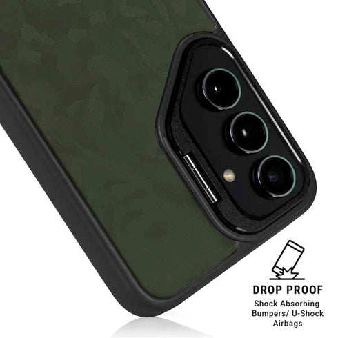 Military Green Shadow Camo Galaxy S24 FE Kickstand Case